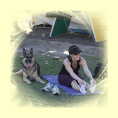 Natalie dog yoga